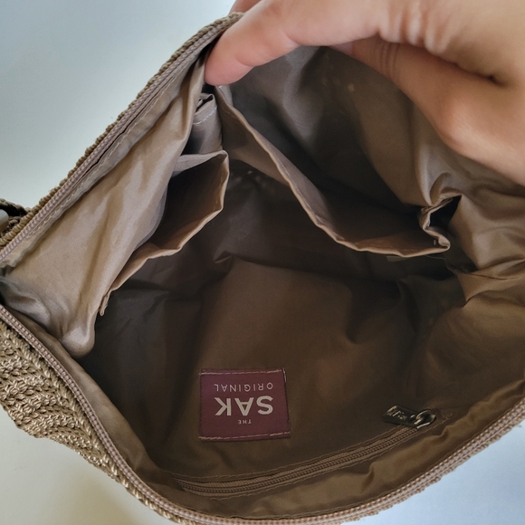 The Sak Crothet Handbags Beige And Black Purses Lot Of 2 Shoulder Bag - Picture 12 of 16